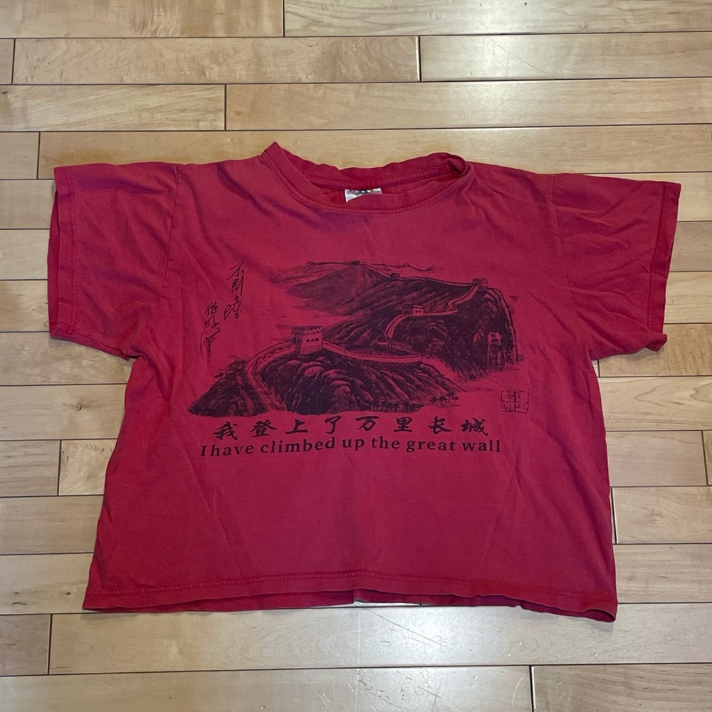 2/25 🕷️ I Climbed the Great Wall Tourist tShirt